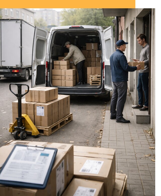 Доставка грузов от двери до двери с таможней от 46634 руб.