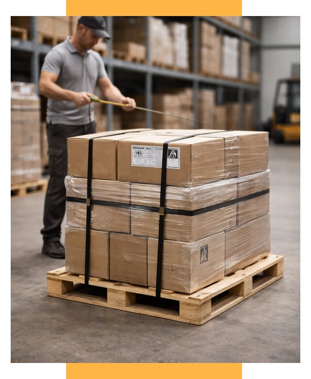 Упаковка и паллетирование грузов от 3627 р. | СетСервис-Нль