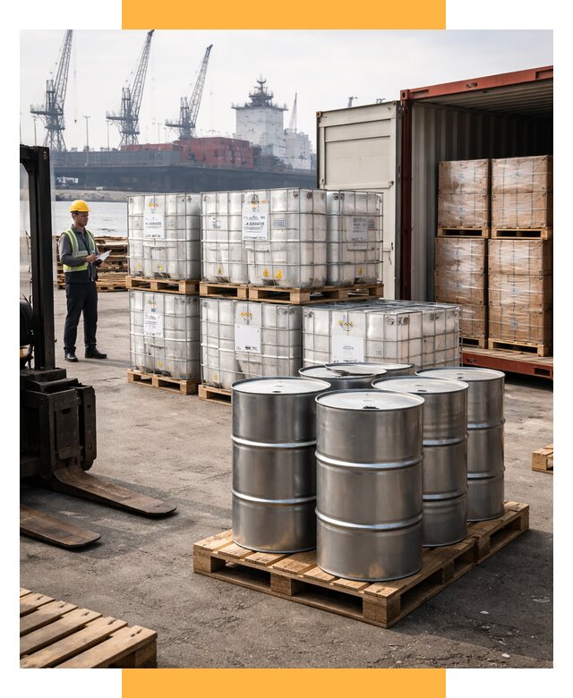 Доставка химического сырья из Индии от 259075 р. | СетСервис-Нль