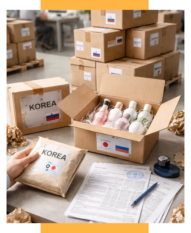 Доставка косметики из Кореи от 8809 р. под ключ | СетСервис-Нль