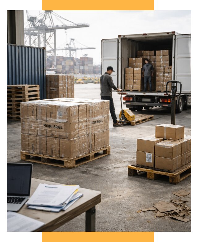 Доставка грузов из Израиля от 15545 р., логистика от СетСервис-Нль