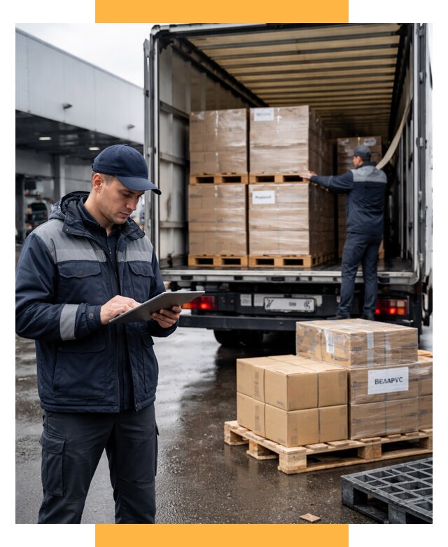 Доставка грузов из Беларуси от 15545 р. логистика СетСервис-Нль