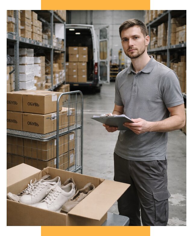 Доставка обуви из Китая и Турции от 4663 р. СетСервис-Нль