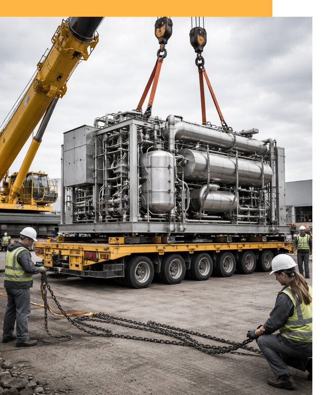 Перевозка тяжеловесных грузов по миру от 155445 руб