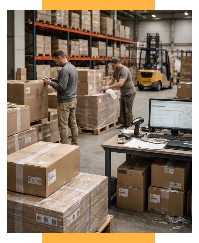 Склад консолидации в Европе от 6736 р., услуги СетСервис-Нль